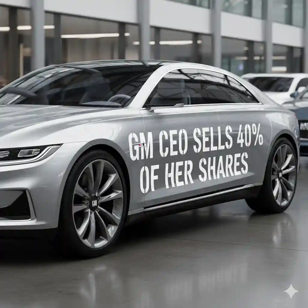GM CEO SELLS 40% OF HER SHARES